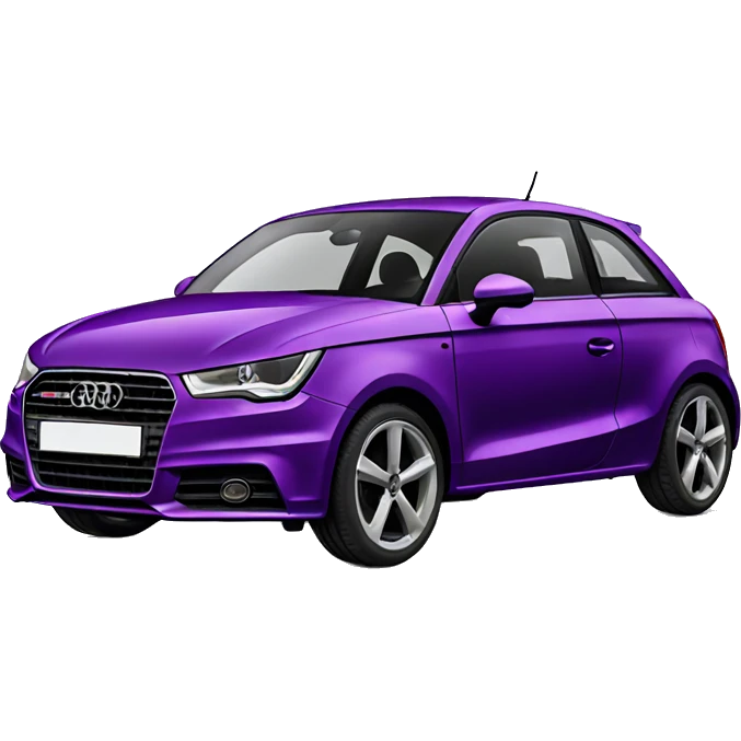 Purple Audi a1 emoji