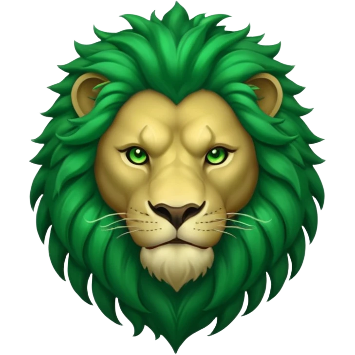 green lion emoji
