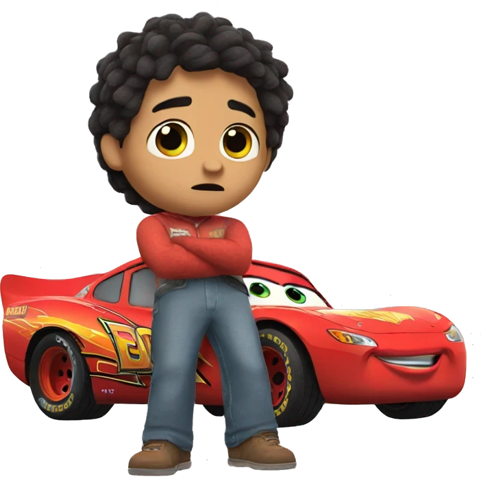 sad lightning Mcqueen emoji