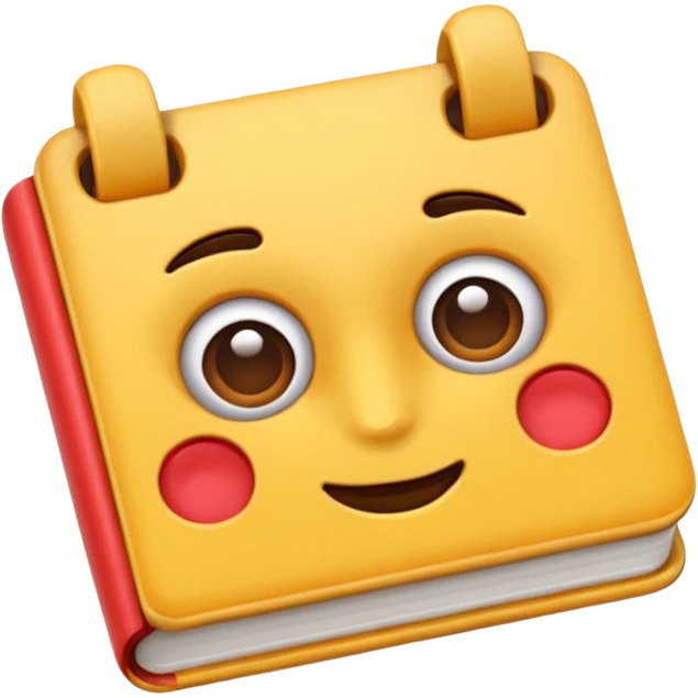 Блокнот 3D emoji