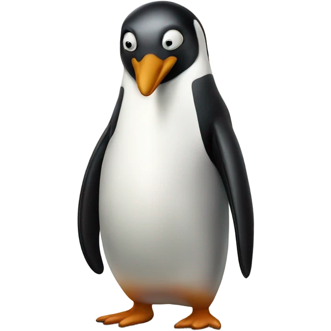 Stinky penguin emoji