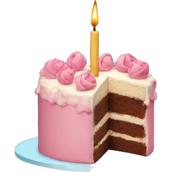 Aesthetic cake emoji