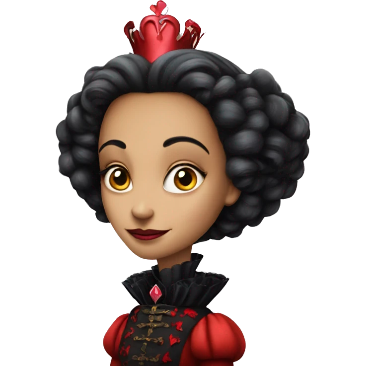 The red queen from alice in wonderland emoji