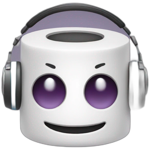 marshmallow dj emoji