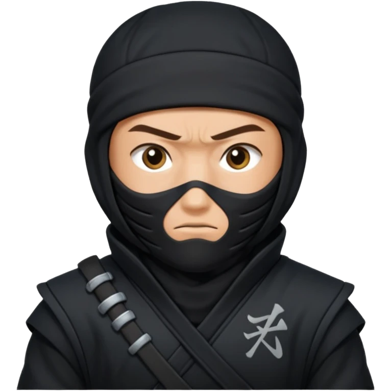 Ninja with MB written on it emoji