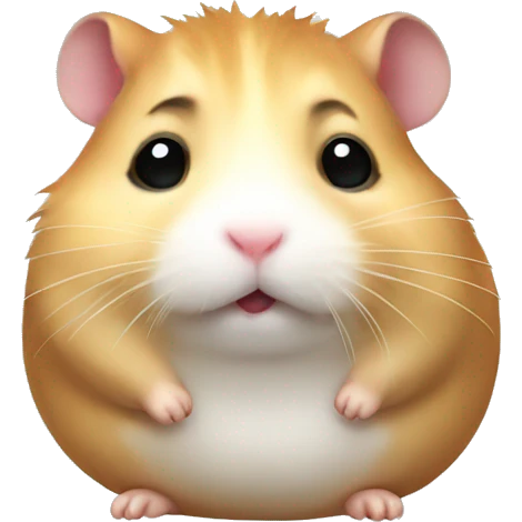 Fat hamster  emoji