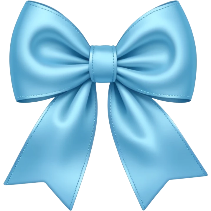 Light blue bow emoji