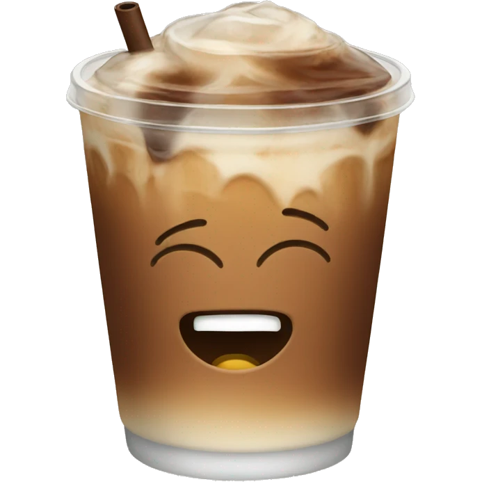 Iced coffee emoji