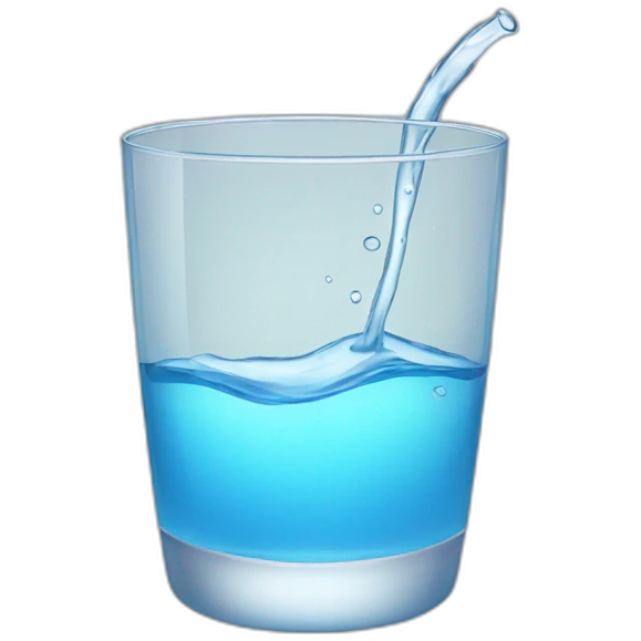 glass of water emoji