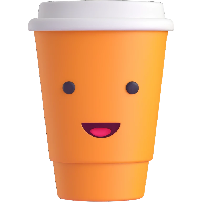 A coffee cup emoji