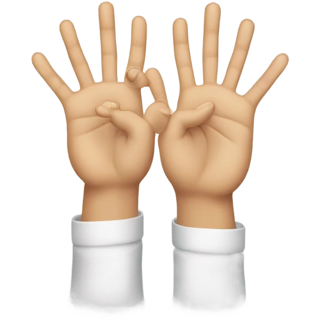 hands up air emoji