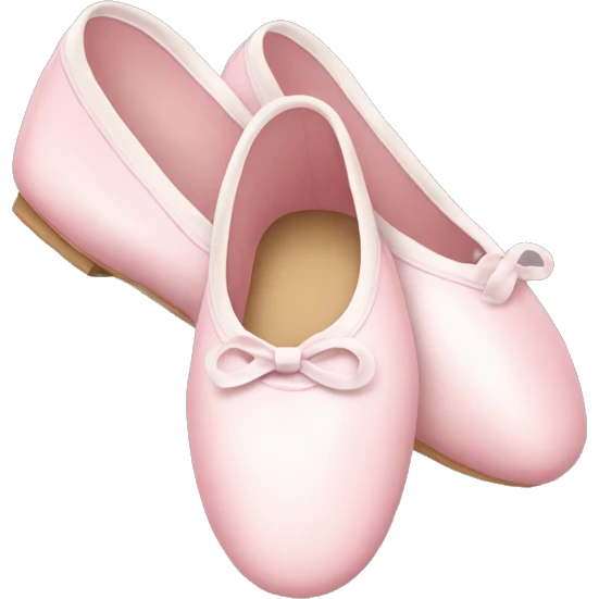Pale pink ballet shoes emoji