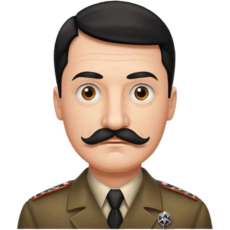 A MAN WITH MUSTACHE HEIL HITLER emoji