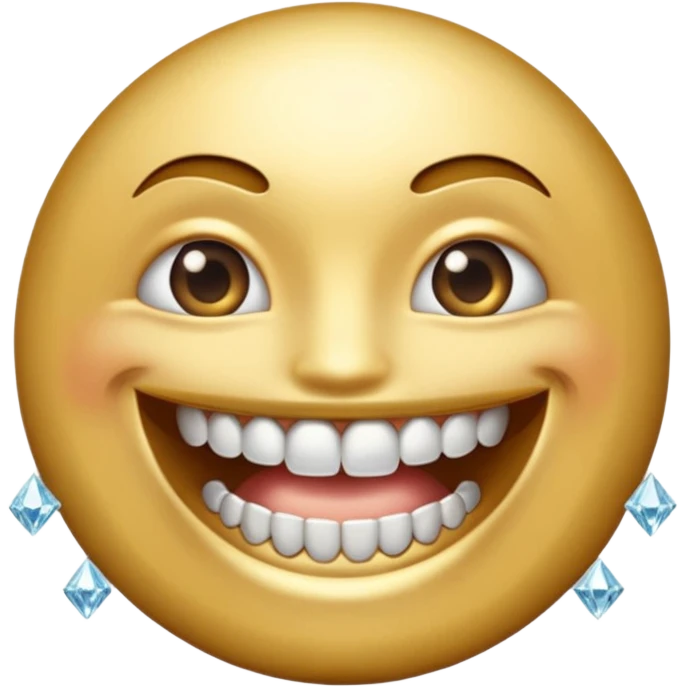 Emoji with diamond grillz emoji
