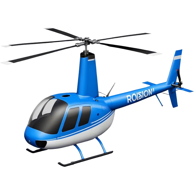 Robinson R44 - Robinson Helicopter Company (Model Year: 2021) (Iconic colour: Blue) emoji