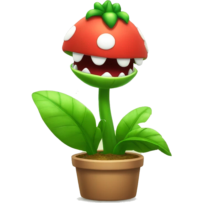 Piranha-plant-mario-game emoji