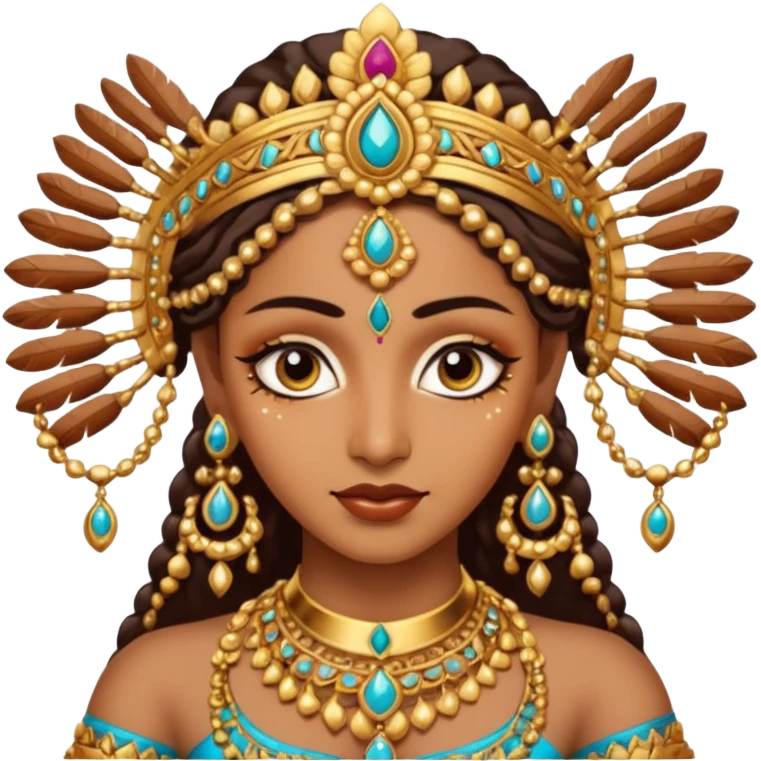 indian dancer face emoji
