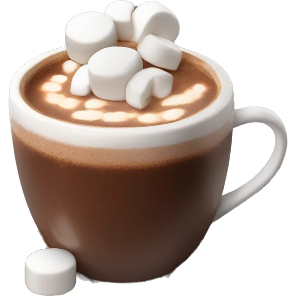 Hot Chocolate With Marshmallows  emoji