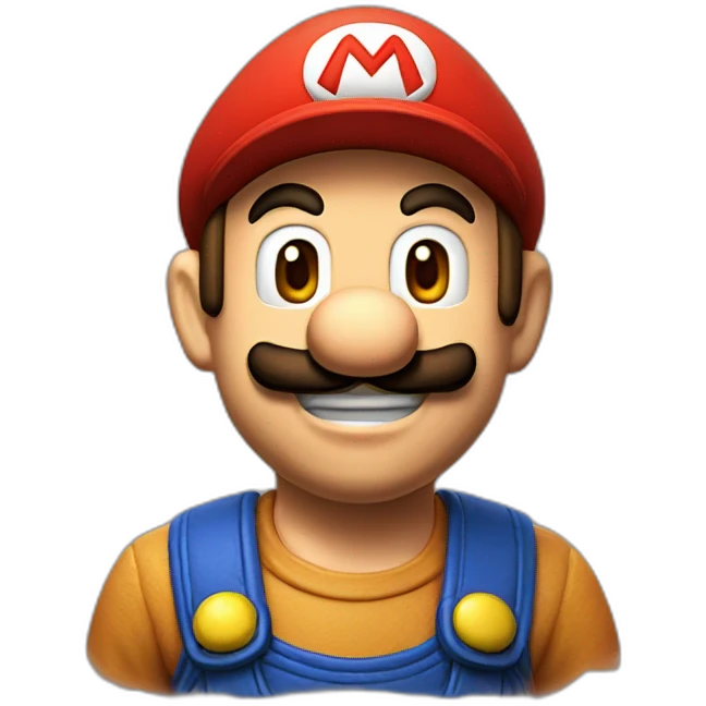 MARIO BROSS TIRANDO FUEGO emoji