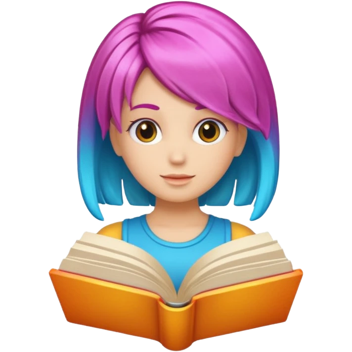 Corte de pelo libro emoji