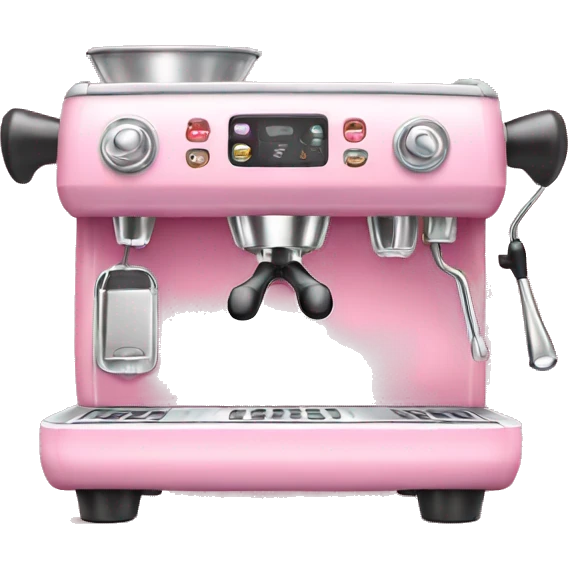 Pink espresso machine emoji