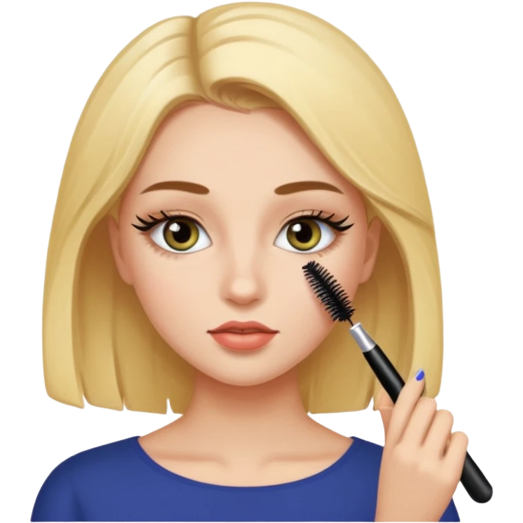 Girl doing lashes  emoji