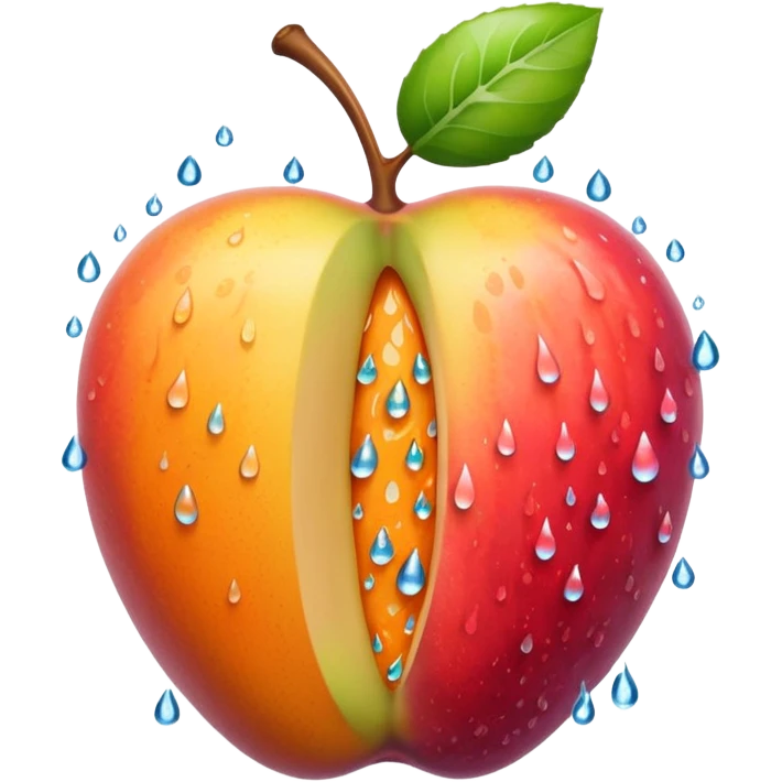 mac os icon fruit being squeezed  emoji
