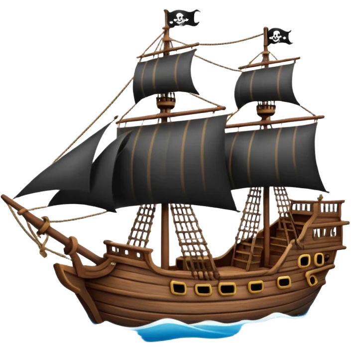 pirate ship emoji