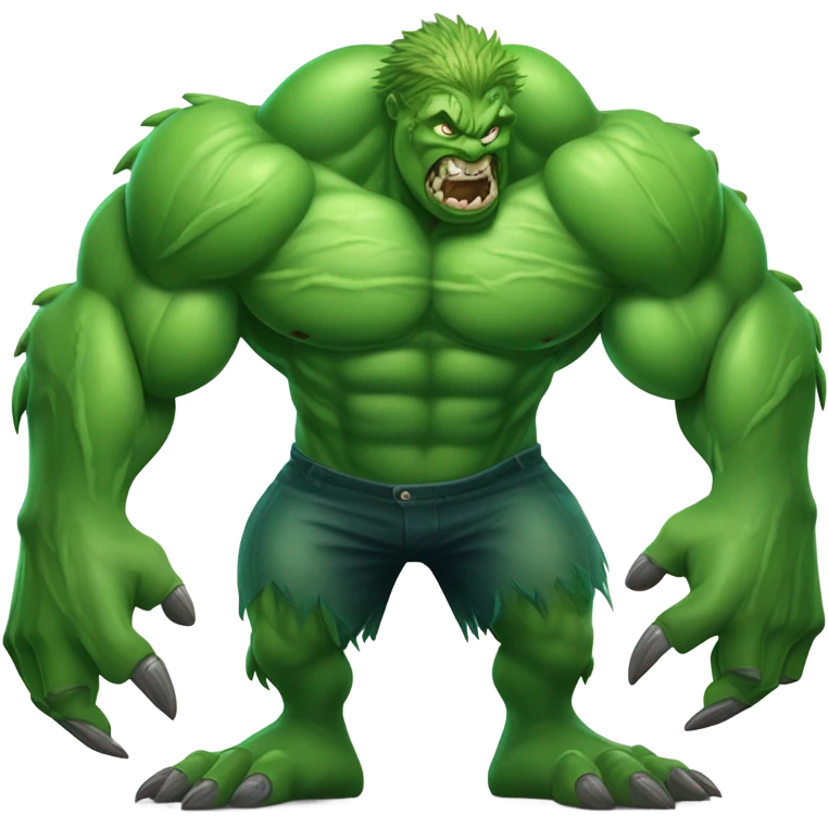 green hulk monster emoji