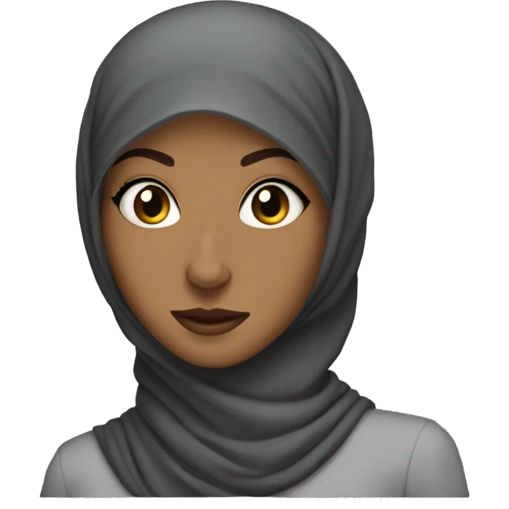 Hijabi girl slay emoji