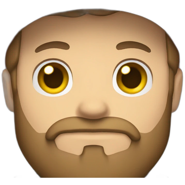 white man with brown hair and beard and a red cap, holding and a pikachu pokemon emoji