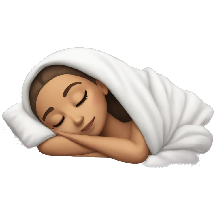 Ariana Grande sleeping emoji