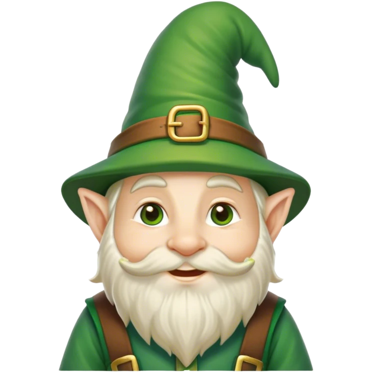 Friendly leprechaun gnome  emoji