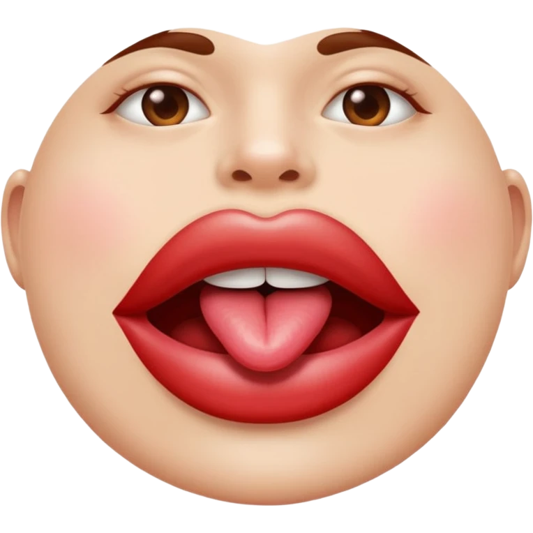 Licking lips emoji