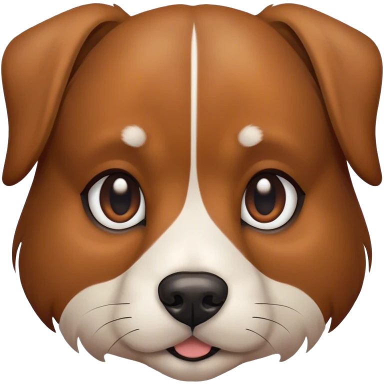 realistic portrait of a dog emoji