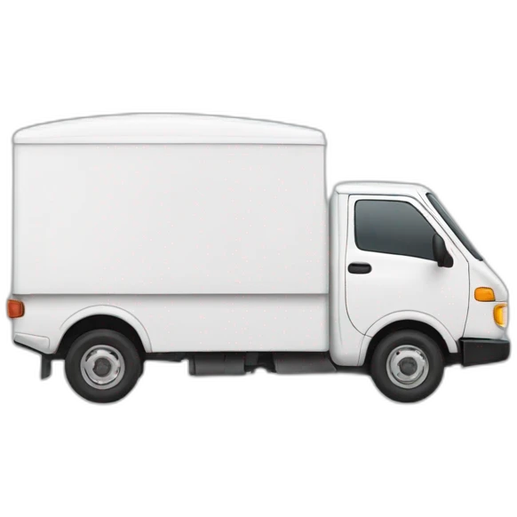 une camionette blanche emoji