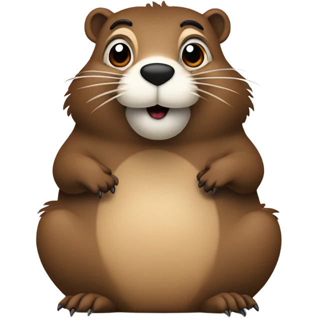Ground hog emoji