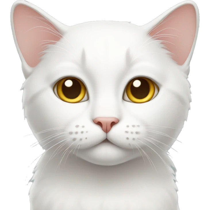 White cat  emoji
