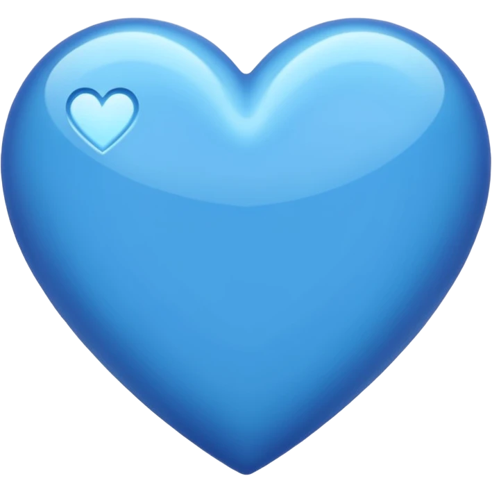 blue heart emoji
