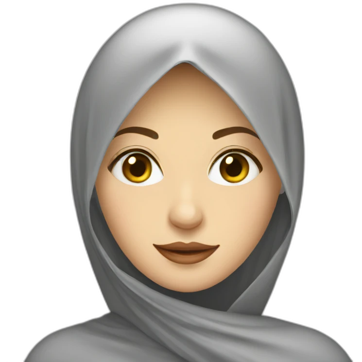 a russian woman wearing a veil emoji