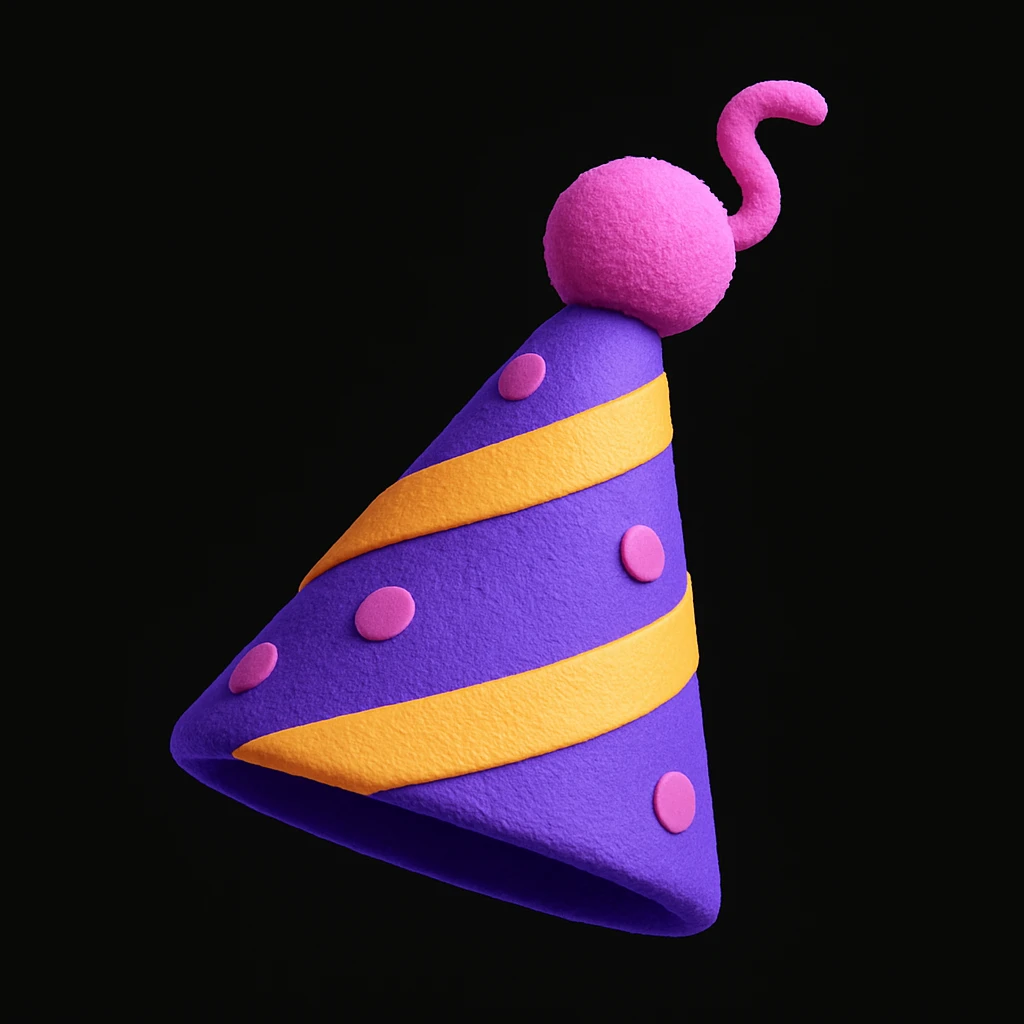 party hat emoji