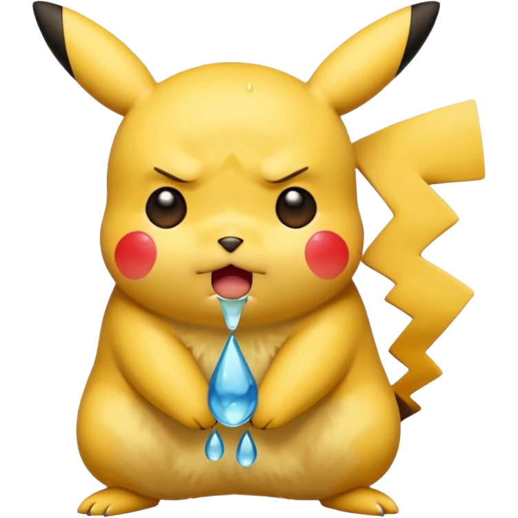 pikachu qui pleure emoji