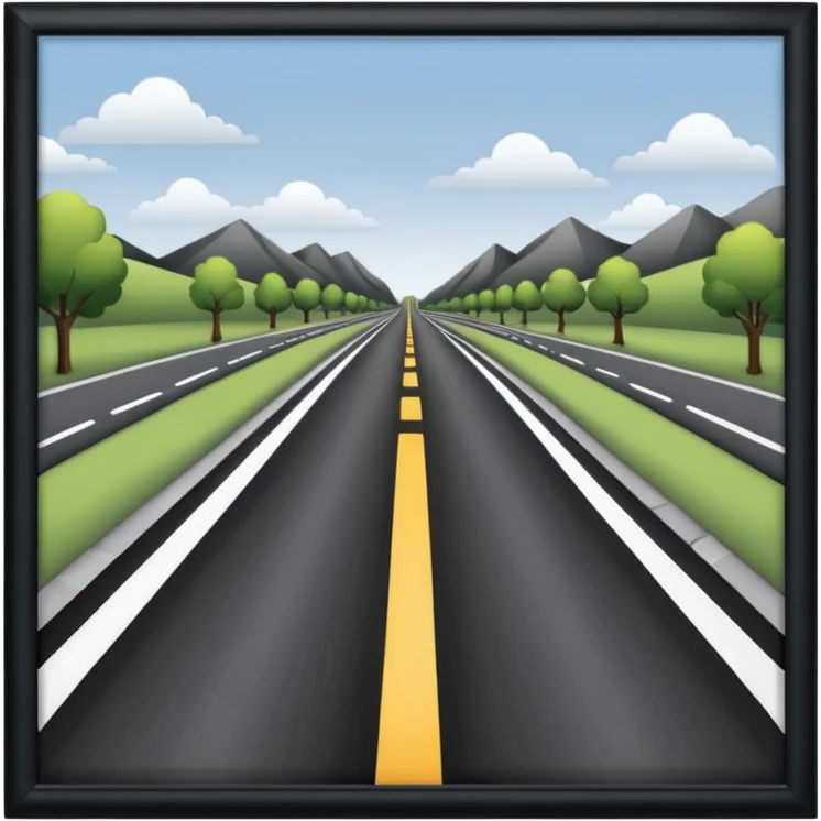 CARRETERA de lado emoji