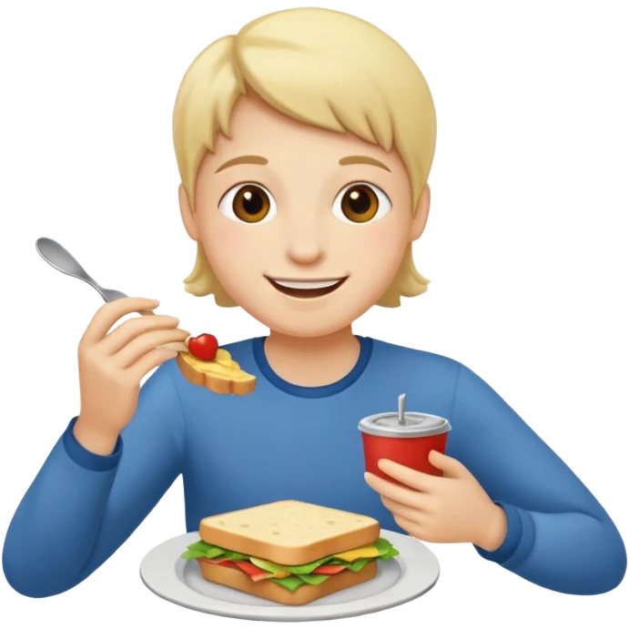 enjoy lunch emoji