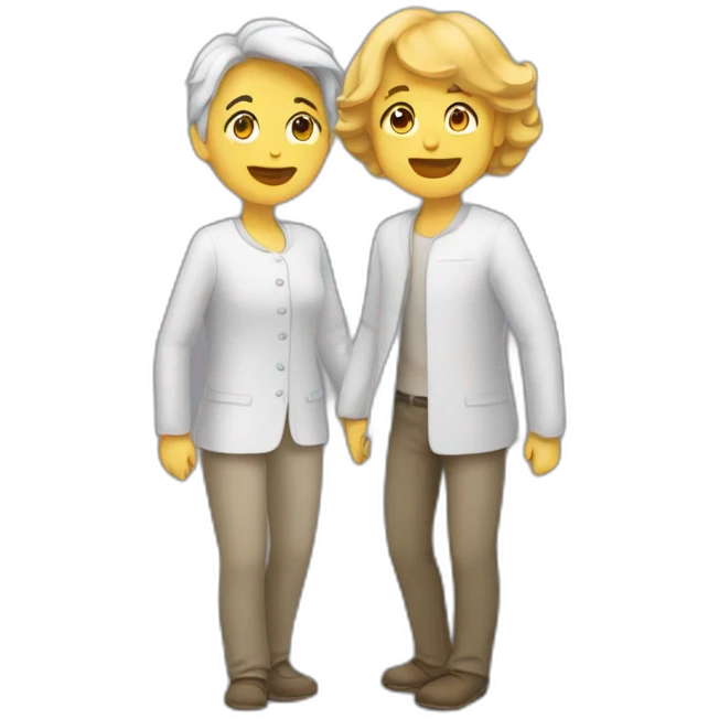 2 personnes qui s’embrassent  emoji