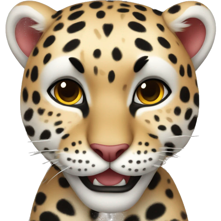 Corazon leopardo emoji