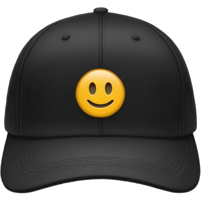  une casquette avec un logo businness emoji
