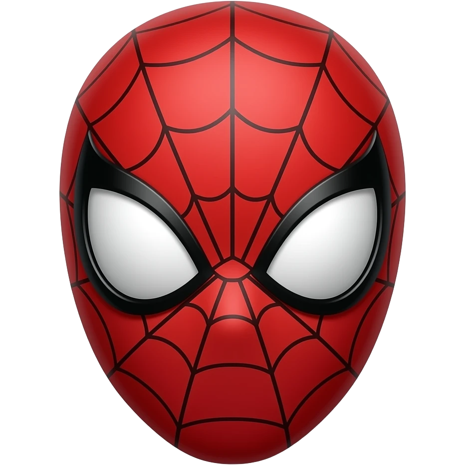 Spiderman face emoji