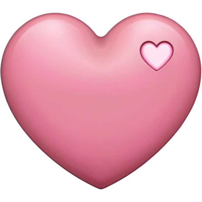Brown and pink heart emoji