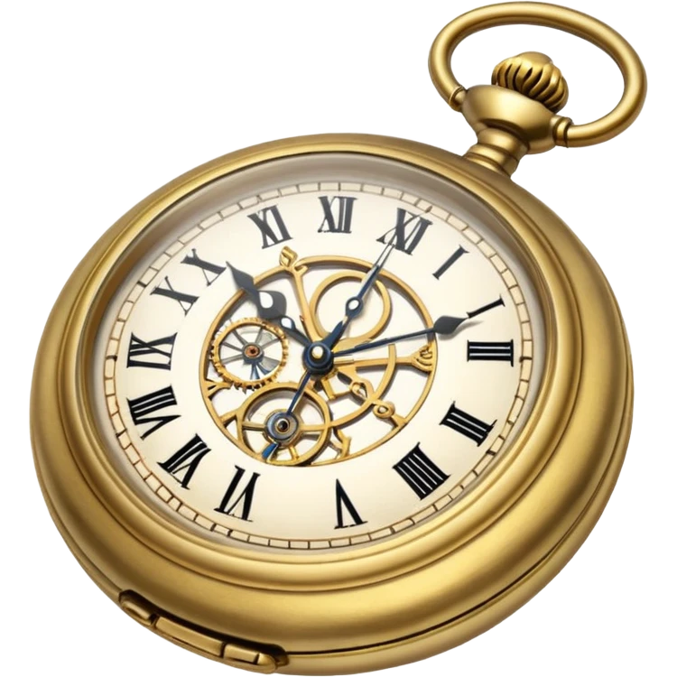 Oh, pocket watch ￼ emoji
